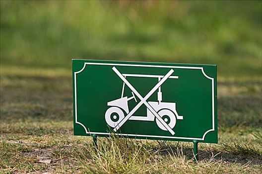 标识,高尔夫球场,禁止,高尔夫,瑞典
