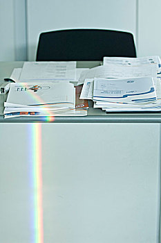 彩虹,书桌,办公室