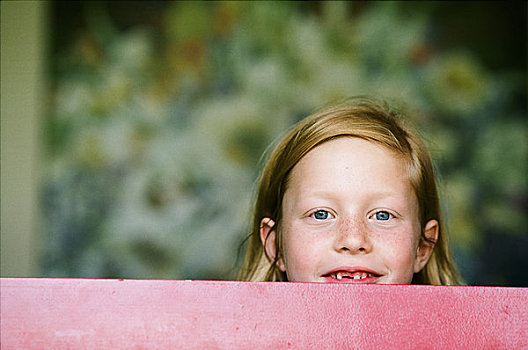 女孩,肖像,科斯塔梅萨,加利福尼亚,美国