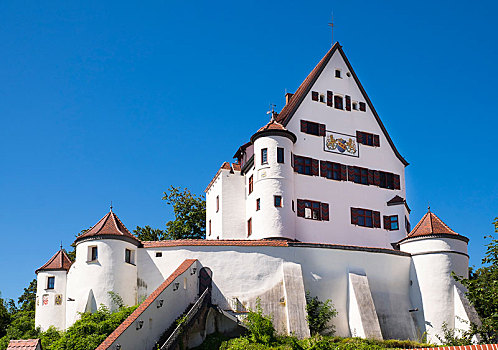 城堡,斯瓦比亚,巴伐利亚,德国,欧洲