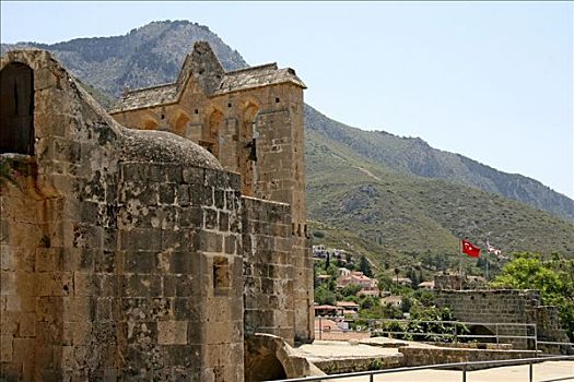 博拉帕斯修道院,凯里尼亚,塞浦路斯北部,欧洲