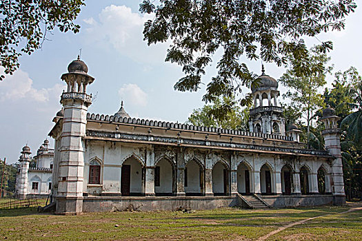 大学,孟加拉,重要,收集,建筑,复杂,英亩