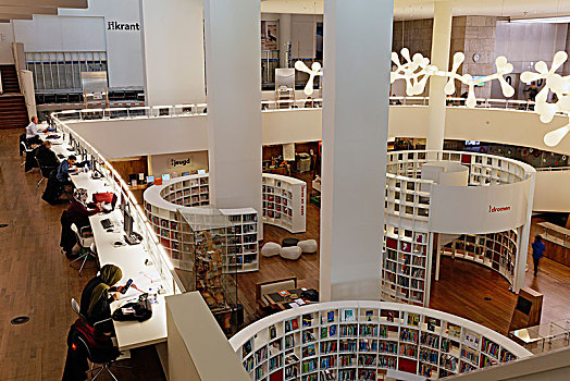 读,房间,公共图书馆,阿姆斯特丹,建筑师,荷兰