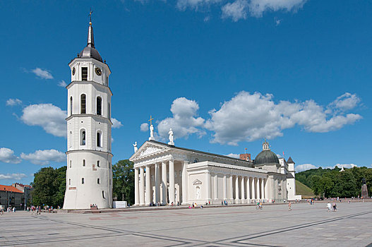 维尔纽斯,大教堂,立陶宛,欧洲