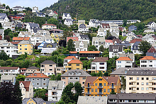 城市,卑尔根,挪威