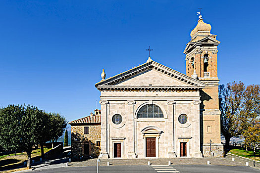 圣母玛利亚,教堂,蒙大奇诺,锡耶纳,托斯卡纳,意大利
