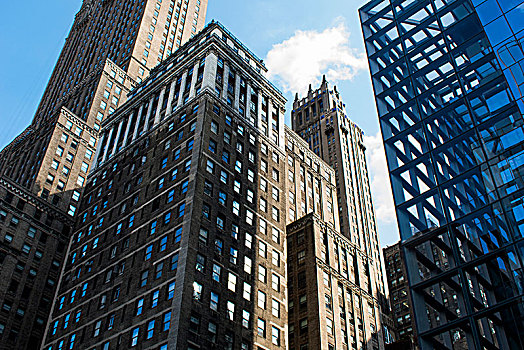 高层建筑,建筑,曼哈顿