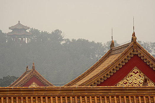 北京故宫的建筑群