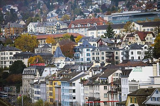 城市,苏黎世,瑞士