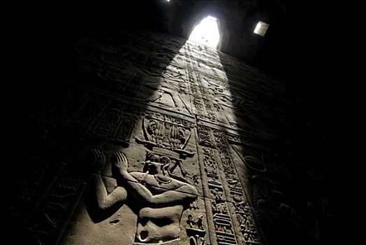 室内,象形文字,卡尔纳克神庙,路克索神庙,埃及,北非