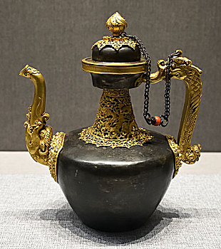 河北省博物院,茶马古道,八省区文物联展,清代铜茶壶