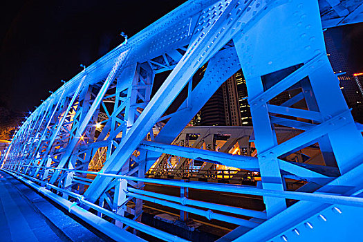 建筑细节,吊桥,桥,新加坡