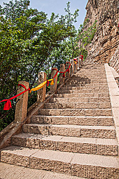 北岳恒山登山上山道