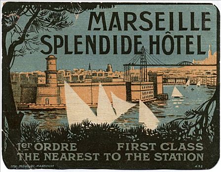 酒店,马赛,法国,20世纪20年代