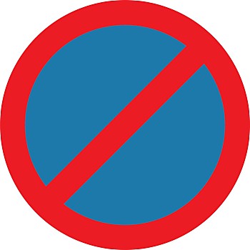 禁止停车,标识,交通标志