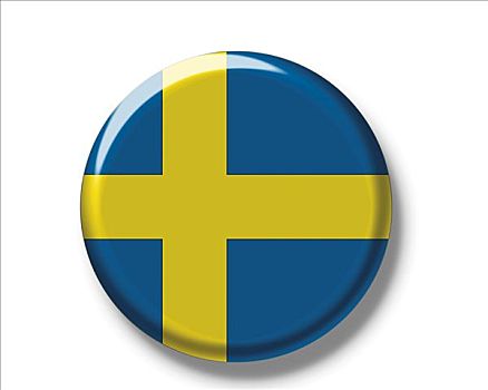 扣,旗帜,瑞典