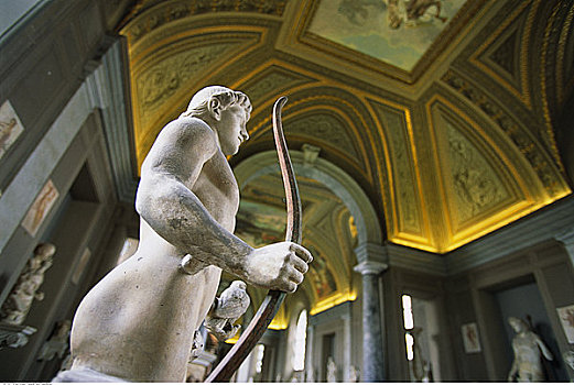 雕塑,梵蒂冈博物馆,梵蒂冈城,罗马,意大利