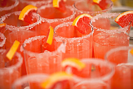 玻璃杯,葡萄柚汁,婚礼