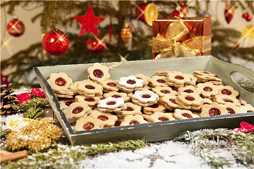 饼干,礼物,圣诞树