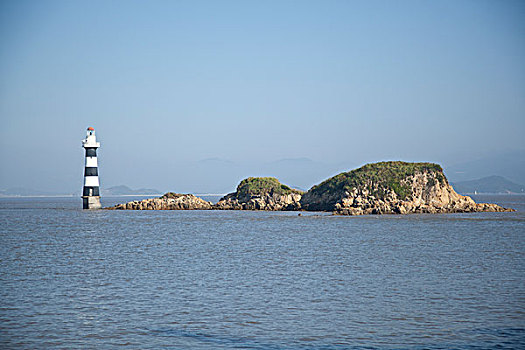 舟山群岛的灯塔