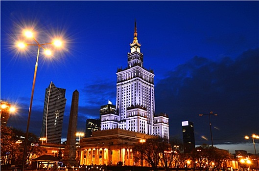 宫殿,文化,科学,华沙,波兰