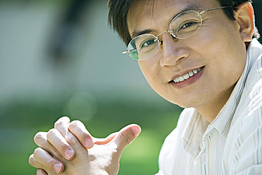 中年,男人,戴着,眼镜,头像