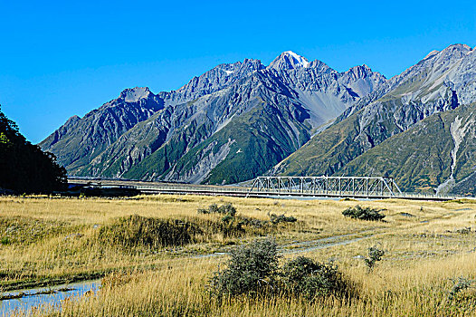 库克山国家公园,南岛,新西兰