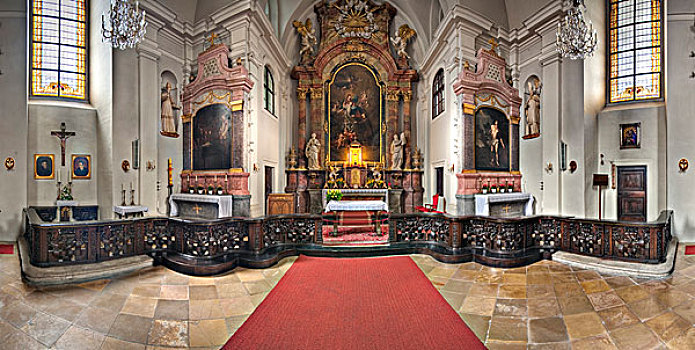 圣坛,教堂,区域,下奥地利州,奥地利,欧洲