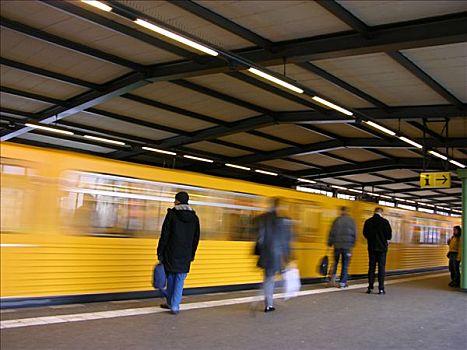 地铁,柏林,德国