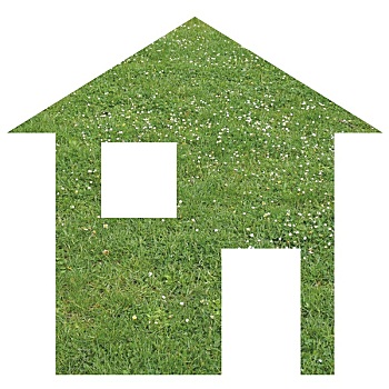 草,房子