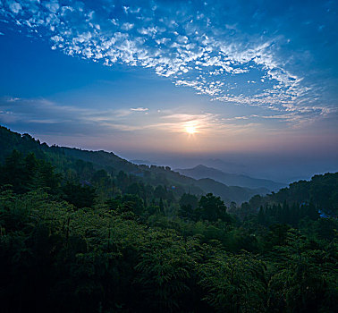 莫干山的晨曦