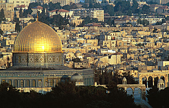 以色列,耶路撒冷,圆顶清真寺