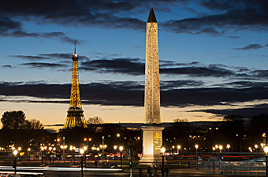 埃菲尔铁塔,地点,协和飞机,巴黎,法国