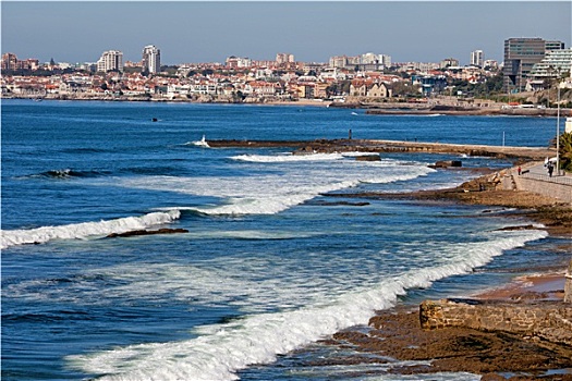 大西洋,海岸,卡斯卡伊斯