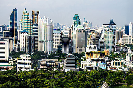 曼谷,城市天际线