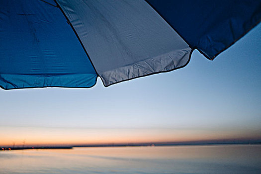 遮阳伞,风景,海洋