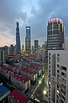 上海中心与环球金融中心