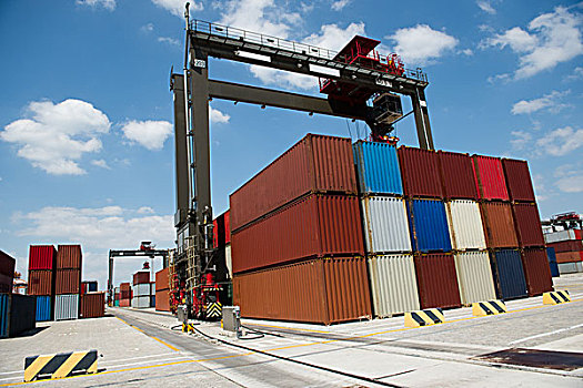 货物,货运,货箱,集装箱码头