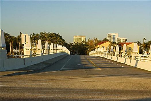空,桥,迈阿密,佛罗里达,美国