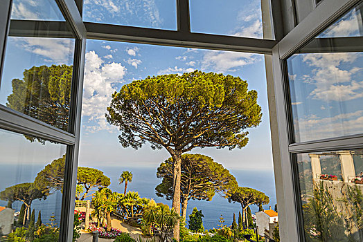 风景,著名,阿马尔菲海岸,海湾,萨勒诺,别墅,花园,拉韦洛,坎帕尼亚区,意大利