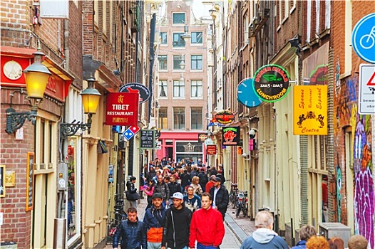 狭窄街道,阿姆斯特丹