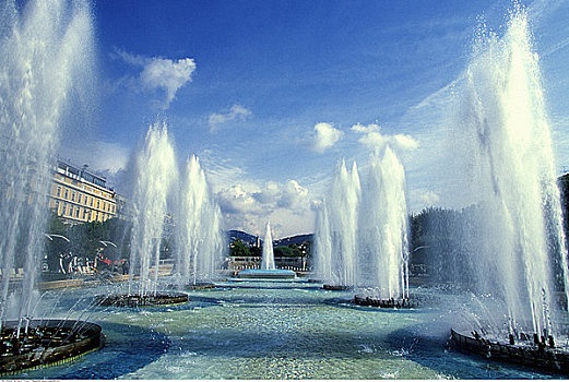 喷泉,尼斯,法国