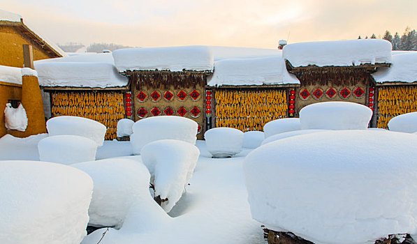 中国雪乡冰雪风光