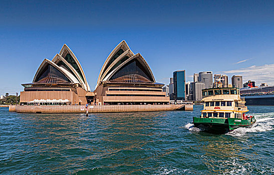 悉尼歌剧院,渡轮,悉尼,新南威尔士,澳大利亚,大洋洲