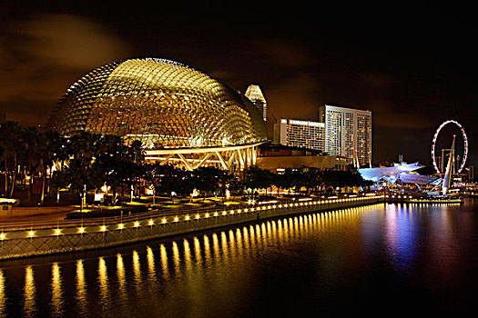 夜景,新加坡
