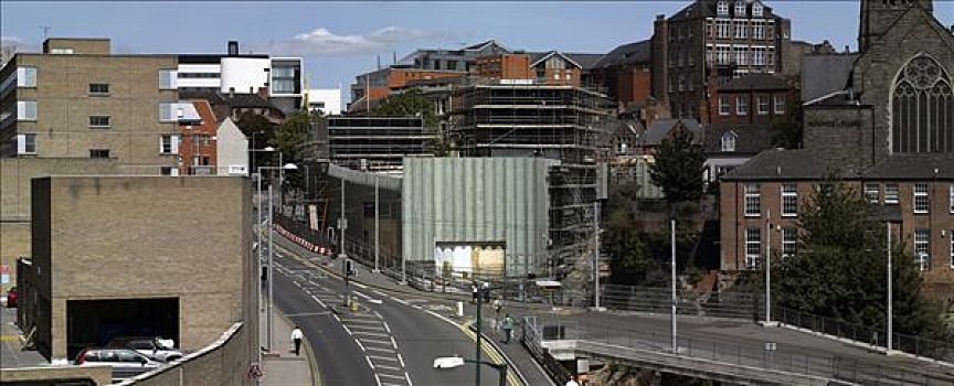 中心,现代,艺术,诺丁汉,建筑,风景,2008年