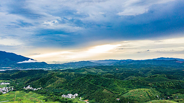 封开乡村美景航拍