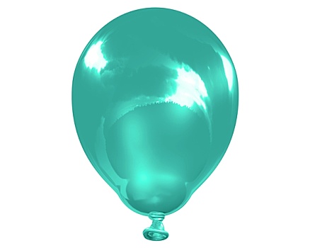 一个,影象,靛蓝,气球