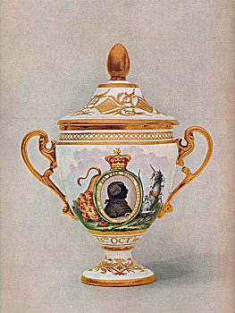 花瓶,纪念,黄金,喜庆,乔治三世,艺术家,未知