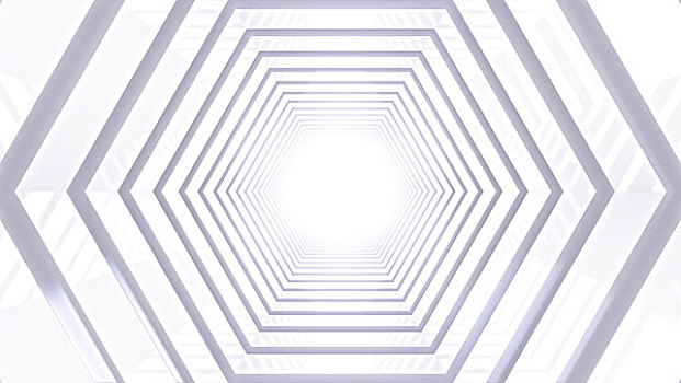 白色空间科技感场景背景